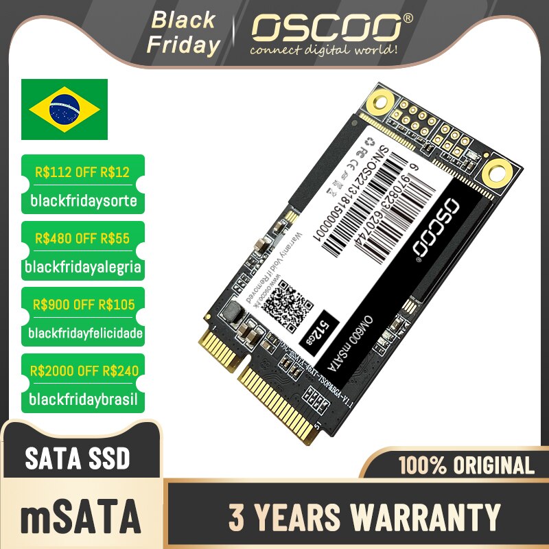 OSCOO ϵ ũ MSATA SSD 128GB 256GB 512GB Ult..